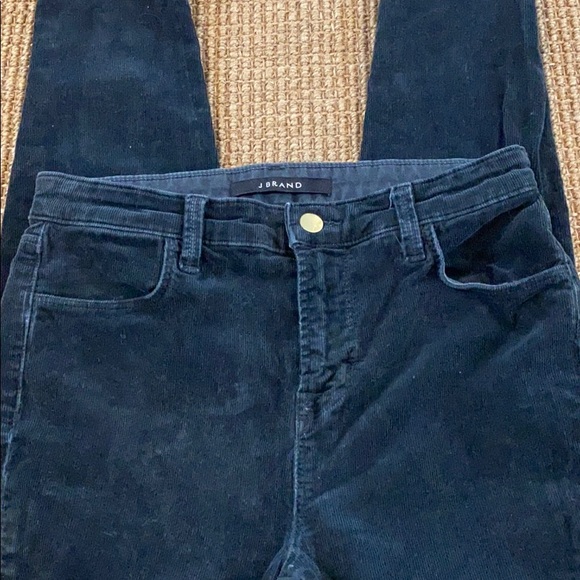 J Brand High Rise Skinny Alana Black Corduroy sz28 - Picture 3 of 8